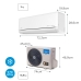 Ar-Condicionado Split Midea Inverter AI Ecomaster Frio 9.000 BTU/h 220v R32 - 42EZVCA09M5/38EZVCA09M5
