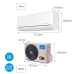 Ar-Condicionado Split Midea Inverter AI Ecomaster Frio 12.000 BTU/h 220v R32 - 42EZVCA12M5/38EZVCA12M5