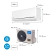 Ar-Condicionado Split Midea Inverter AI Ecomaster Frio 18.000 BTU/h 220v R32 - 42EZVCA18M5/38EZVCA18M5