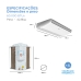 Ar-condicionado Split Teto Midea Inverter Connect 60.000 Btu/h Monof&aacute;sico 220V Frio R32
